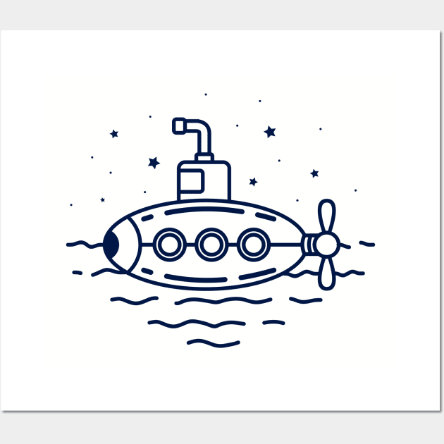 submarine Wall Art by sober artwerk